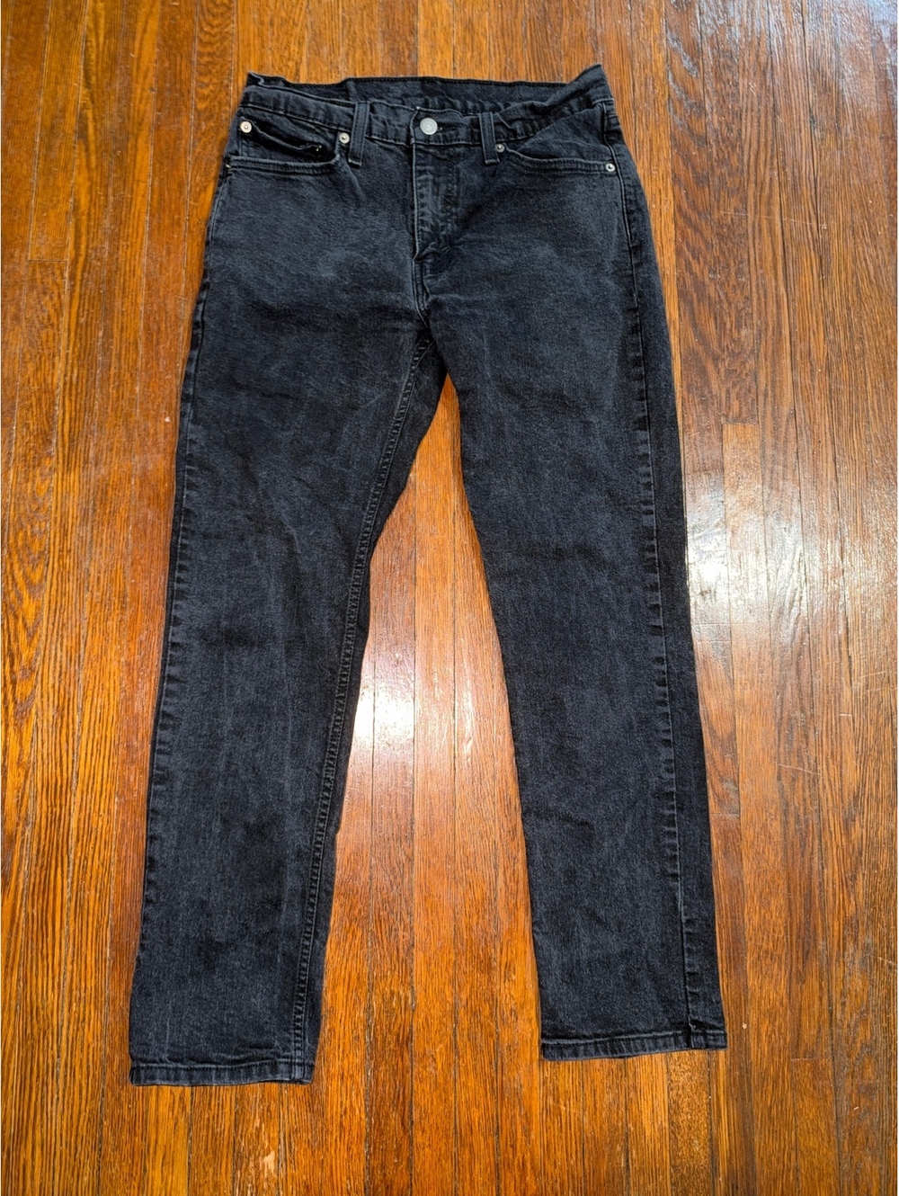 Vintage Men’s W32 L30 Levi’s 511 Straight Leg Black Denim Jeans